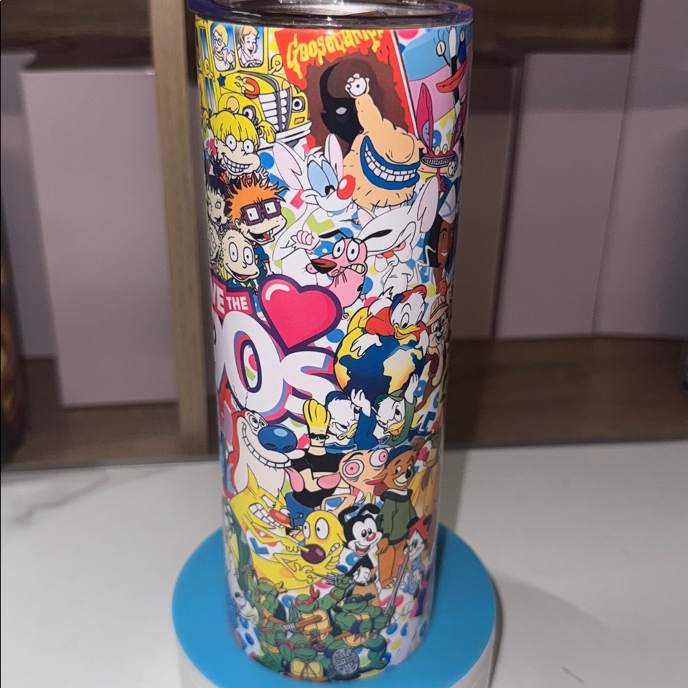 20oz 90’s Cartoon Tumbler